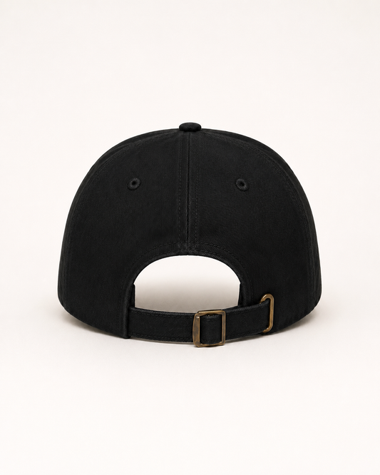 Signature Dad Cap — Black