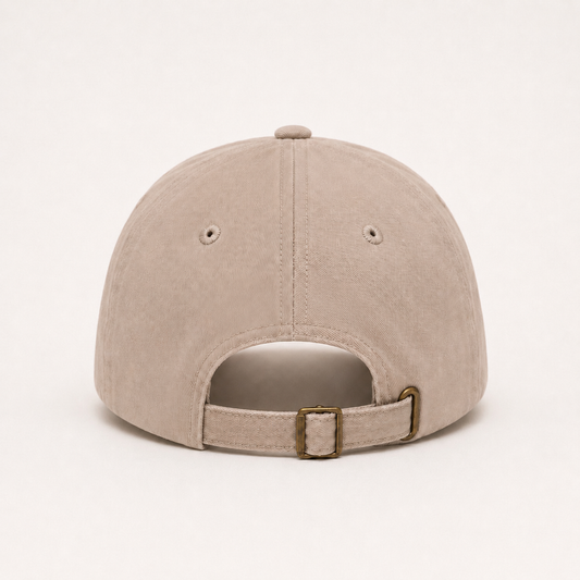 Signature Dad Cap — Stone