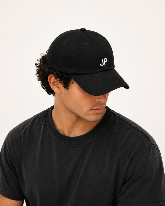 Signature Dad Cap — Black