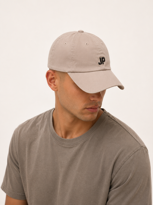 Signature Dad Cap — Stone