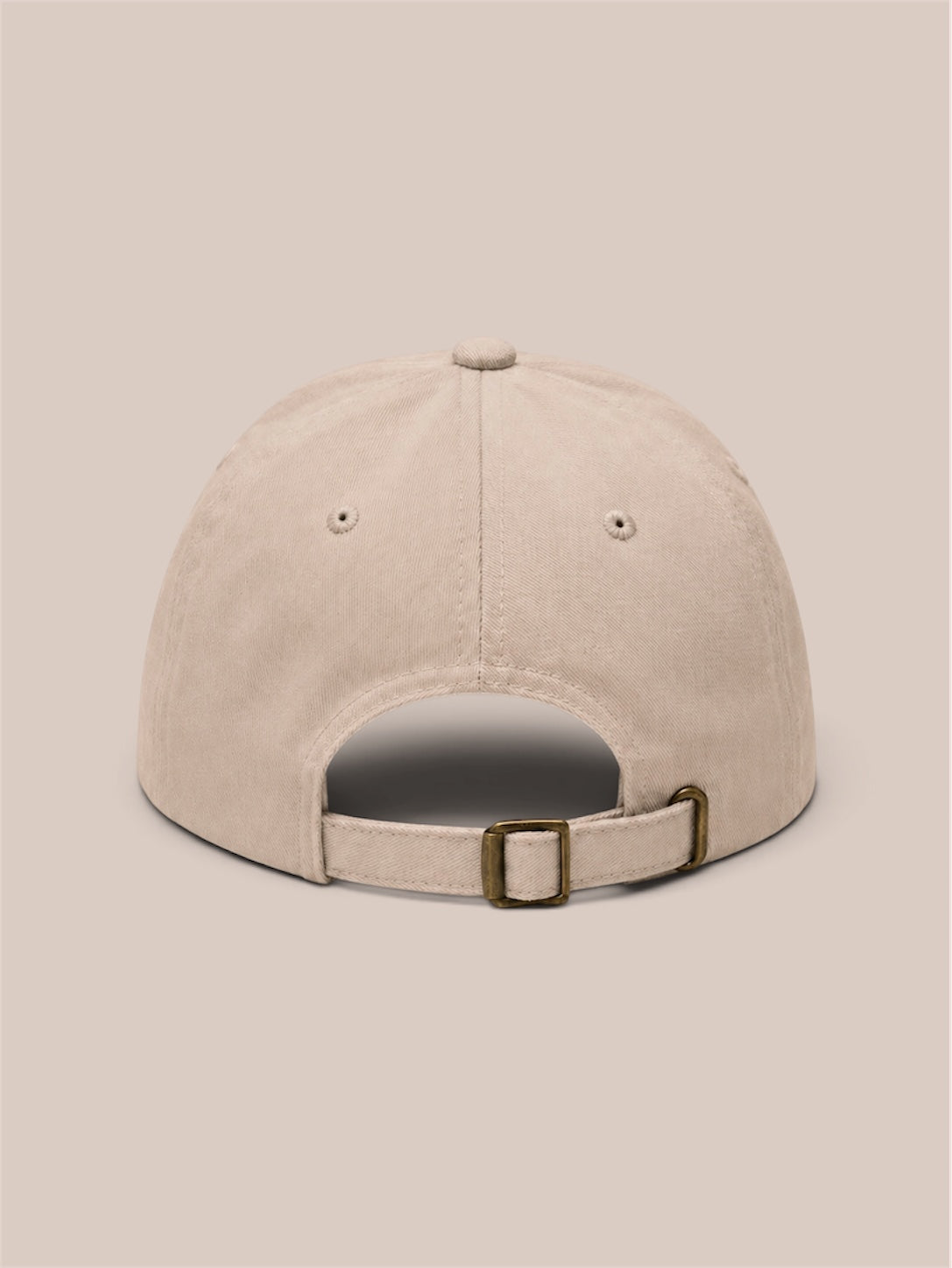 Signature Dad Cap — Stone