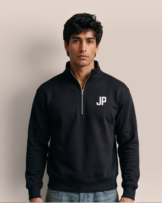 Signature Half-Zip - Black